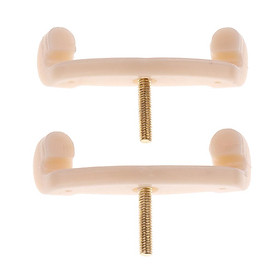 2x Violin Shoulder Rest Replacement Feet 3/4 4/4 Faddle Parts Accessory