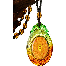 Dây chuyền khắc kinh phật - Như ý lưu ly vũ bảo đà la ni