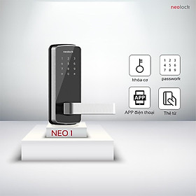 Mua Khóa cửa thông minh mở qua thẻ từ  qua APP giá rẻ cho cửa phòng  cửa gỗ  cửa sắt cho kinh doanh homestay NeoLock - Neo1