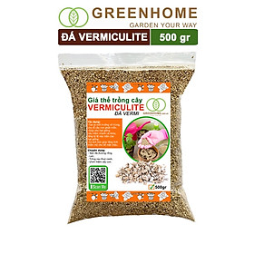 Đá Vermiculite, bao 500gr, ươm hạt giống, trồng rau mầm, đất hoa hồng