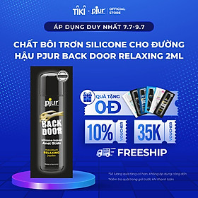 Chất bôi trơn Pjur Backdoor Relaxing 2ml có tác dụng thư giãn và mang lại khả năng bôi trơn lâu dài
