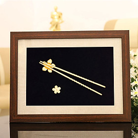 Mua Tranh đôi đũa mạ vàng 24K