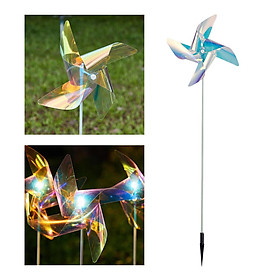 Outdoor Windmill Lights Lawn Flowerbed Stake Light Pathway Decor Lighting