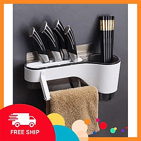 Mua Kệ cắm dao đũa thìa nhà bếp cao cấp không cần khoan tường 5259  GDTA