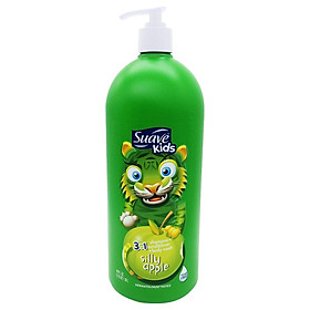 Sữa Tắm Dầu Gội Dầu Xả SUAVE KIDS Cho Bé 3IN1 1,18L USA