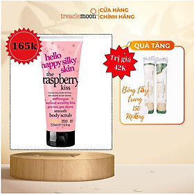 Tẩy da chết toàn thân với thành phần chiết xuất quả mâm xôi Treaclemoon 225ml