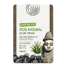 Mặt nạ dưỡng da lô hội (com bo 10 miếng) Hàn Quốc Welcos jeju natural aloe mask 20ml