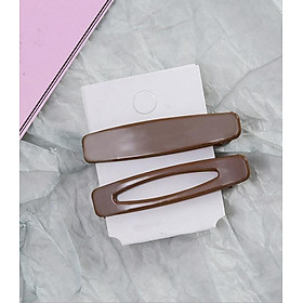 Sét 2 Kẹp tóc mái cao cấp xuất khẩu Song An Eco KAH103