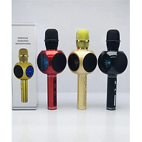 Mua Micro Karaoke Kèm Loa Bluetooth Y.S - 6O Có Led Hát Hay