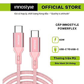 CÁP INNOSTYLE POWERFLEX USB-C TO C 1.5M 60W ICC150AL - Hàng chính hãng