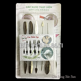 Mua Bộ 10 dụng cụ làm rau câu 3D – Set 16 – Bộ làm con thiên nga - Tặng kèm kim nhụy – Mã số 1667