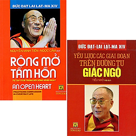 Combo 2 Cuốn Đức Đạt - Lai Lạc - Ma XIV: Rộng Mở Tâm Hồn + Yếu Lược Các Giai Đoạn Trên Đường Tu Giác Ngộ