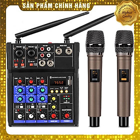 Mua Bộ Mixer Yamaha G4 USB - Mixer Chuyên Karaoke  Livestream  Thu Âm Cao Cấp - Tặng Kèm 2 Micro Không Dây