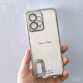 Ốp lưng cho Xiaomi Redmi Note 12 4g/5g/ 12Pro 5g/ 12C TPU trong viền màu cạnh vuông bảo vệ camera