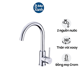 Vòi Rửa Chén Hafele HT21-CH1F220C 577.55.240 - Bộ chia nước Sedal - Thân Vòi Xoay 360 Độ - Hàng Chính Hãng