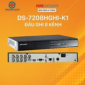 Mua Đầu ghi hình 08 kênh HIKVISION DS-7208HGHI-K1 Turbo HD 4.0 DVR vỏ sắt - Hàng chính hãng
