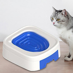 Cat Litter Box, Cat Toilet Training Kitten Litter  Supplies Cat Potty Sandbox Cat Litter Tray for Small Animals Puppy Indoor Cats Pet