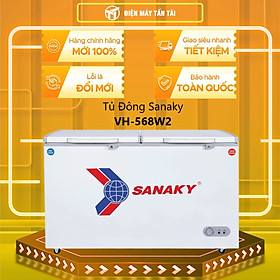 Mua Tủ Đông Sanaky VH-568W2 2 Ngăn 2 Cánh Dàn Lạnh Nhôm (560L) - Hàng Chính Hãng