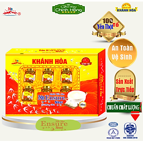 Yến Chưng Đường Phèn Ensure Nest Với 300mg ( 25%) Yến 6 hủ/70ml - Túi Quà Tặng Sang Trọng