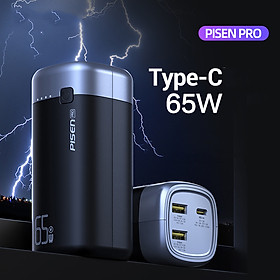 Mua Sạc dự phòng cho Laptop - PISEN PRO PD65-2 20000mAh 65W for Laptop Mobile- Hàng Chính Hãng