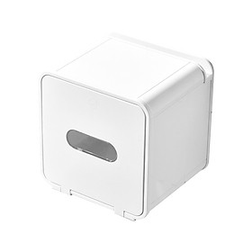 Multifunctional Bathroom Waterproof Tissue Box Wall-mounted Toilet Paper Box Punch-free Roll Paper Storage Boxes