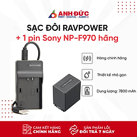 Mua Bộ sạc Ravpower kèm 1 pin Sony NP-F970 - Hàng chính hãng