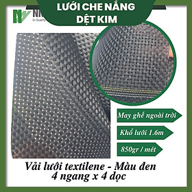 Mua Vải lưới Textilene Fabric vật liệu cao cấp ngành ngoại thất - Làm ghế sofa  ghế hồ bơi - Khổ 1.6m (4 sợi ngang x 4 dọc)