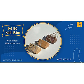 Mua Kệ kính râm KKRVDU01 - Mộc VOIDIUNG - Gỗ thông tự nhiên nguyên khối kích thước 50x50x80mm