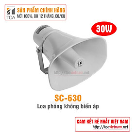 Loa nén, loa phóng 30W không biến áp: TOA SC-630 - Hàng chính hãng