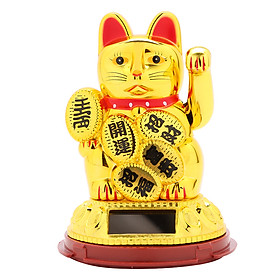 Mèo Nhựa Năng Lượng Mặt Trời Đan Như