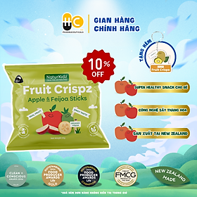 Táo và Ổi dứa sấy lạnh NaturKidz 10g - Nhập khẩu chính hãng