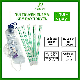 Mua Dụng Cụ Thải Độc Đại Tràng (1 Túi + 5 Dây)  Túi Truyền Thải Độc  Dây Truyền Thải Độc (Coffee Enema)  Mỗi Túi Dùng Được 5-10 Lần  Mỗi Dây Dùng Được 1-3 Lần