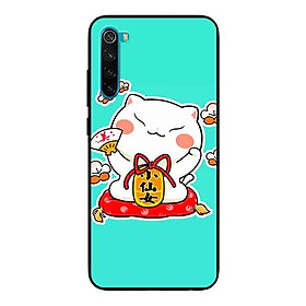 Ốp Lưng in cho Xiaomi Redmi Note 8 Mẫu Mèo May Mắn 5 - Hàng Chính Hãng