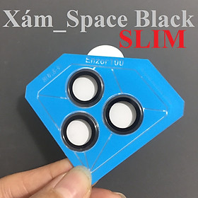 [ 14 Pro / 14 Pro Max ] Cụm cường lực dán camera cho iP 14 PRO 6.1" / 14 PRO 6.7" 2022 Kuzoom SLIM_ Hàng chính hãng - Xám_SpaceBlack