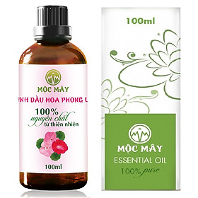 Tinh dầu Hoa Phong Lữ 100ml Mộc Mây - tinh dầu thiên nhiên nguyên chất 100% - chất lượng vượt trội - mùi hương nồng nàn, quyến rũ, kích thích, hưng phấn vượt trội - Có kiểm định