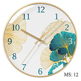 Mua Đồng hồ treo tường TRANG TRÍ mika tráng gương đường kính 35cm( MS 12)