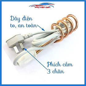 Mua Sục Điện Đun Nước 220VAC - 2500W Xoắn Dây Đồng An Toàn