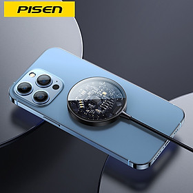 Mua Sạc từ tính PISEN QUICK Mag-Safe Wireless ice Crystal 15W Explorer- Hàng chính hãng