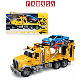 Đồ Chơi Mô Hình Xe Tải Vận Chuyển Xe Có Đèn Và Âm Thanh - Vecto VT56P-2