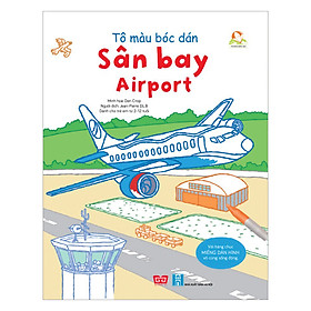 Tô Màu Bóc Dán - Sân Bay - Airport