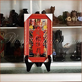 Mua Bài vị Ông Táo (liễng thờ khung vàng đỏ16*28cm)_video