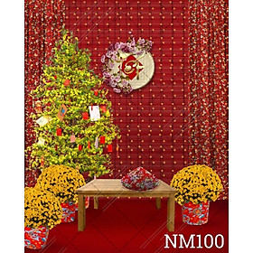 Mua Phông nền Tết 2024 / Phông vải Tết xưa / Nền trang trí Tết nguyên đán