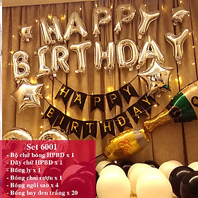 Bộ phụ kiện bóng trang trí sinh nhật Happy Birthday nhiều mẫu mới 2020