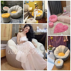 Mua Ghế lười hạt xốp hoa hướng dương Việt Nam sản xuất
