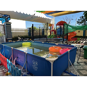 Mua Bể bơi khung kim loại 4.5m x 2.2m cao 84cm cho gia đình