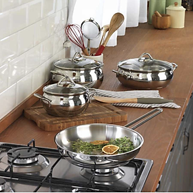 Mua Bộ 5 nồi chảo inox Châu Âu Korkmaz Tombik A1800