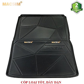 Thảm lót cốp Mercedes S Class 2022+ (qd) nhãn hiệu Macsim chất liệu tpv cao cấp màu đen