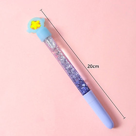 Bút nước cute cao cấp thân bút phối hạt kim tuyến chuyển động lấp lánh ngòi bút viết êm – H056