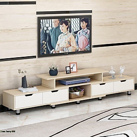 Kệ Tủ Tivi Gỗ MDF Cao cấp sang trọng bền đẹp - Tủ Kệ Tivi hiện đại tiện ích kèm 4 ngăn chứa Đa năng Tiện lợi DH-BGK2016 Giao màu ngẫu nhiên