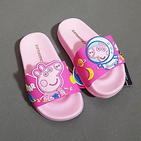 Dép quai ngang hoạt hình heo peppa pig dễ thương cho bé gái